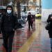 An Iranian man wears protective mask to prevent contracting coronavirus, as he walks in the street in Tehran, Iran February 25, 2020. WANA (West Asia News Agency)/Nazanin Tabatabaee via REUTERS ATTENTION EDITORS - THIS IMAGE HAS BEEN SUPPLIED BY A THIRD PARTY.