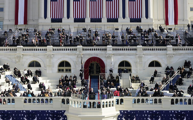President Joe Biden delivers his inaugural address during the 59th Presidential Inauguration at the U.S. Capitol in Washington, Wednesday, Jan. 20, 2021. (AP Photo/Patrick Semansky, Pool)