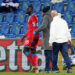 REGGIO NELL'EMILIA, ITALY - DECEMBER 01: Kalidou Koulibaly of SSc Napoli leaves the field injuried during the Serie A match between US Sassuolo v SSC Napoli at Mapei Stadium - Citta' del Tricolore on December 1, 2021 in Reggio nell'Emilia, Italy. (Photo by MB Media/Getty Images)